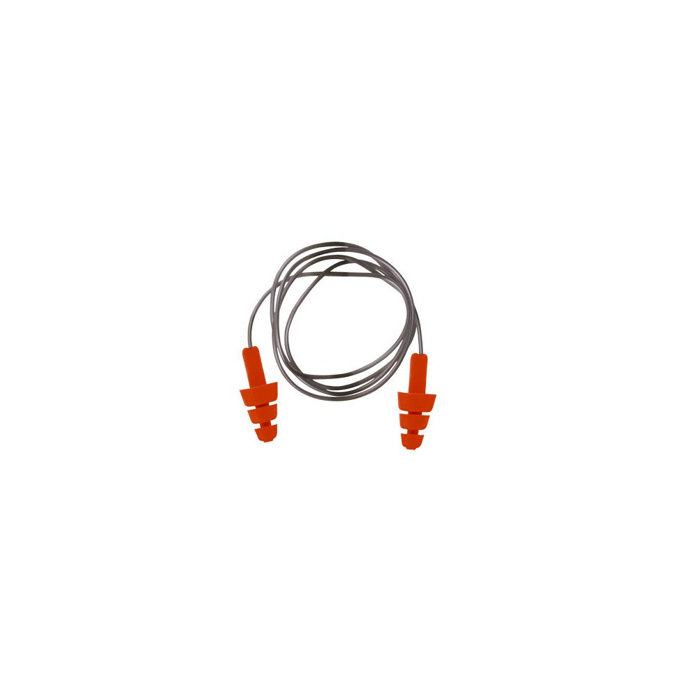 Ušné zátky TPE so šnúrkou na viacero použití EP03